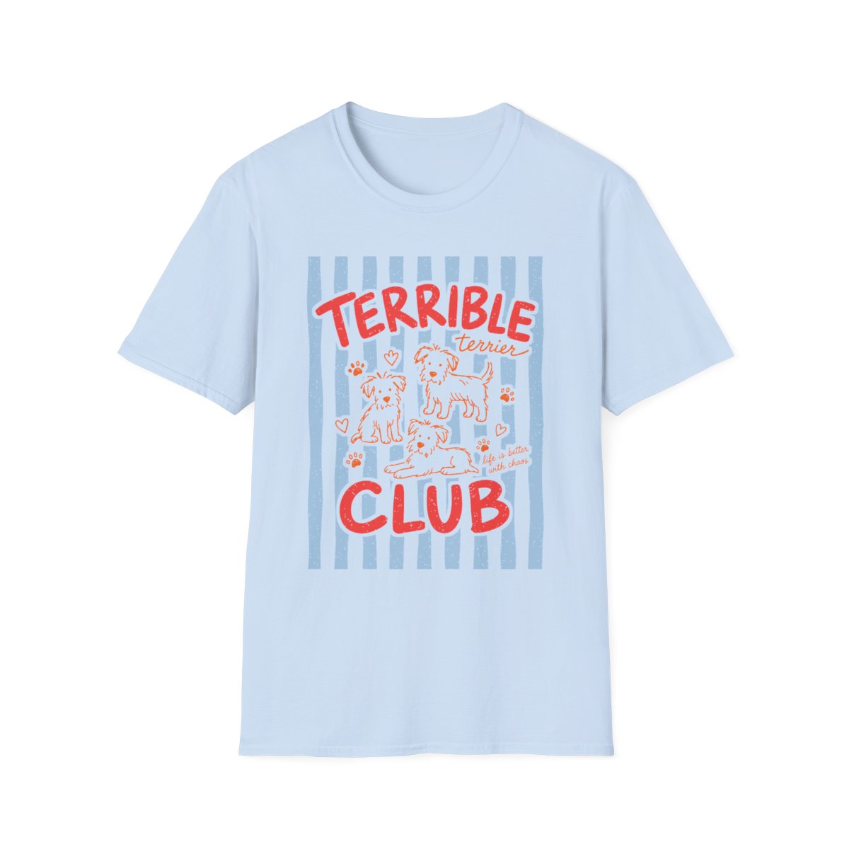Terrible Terrier Club Tee - Light Blue