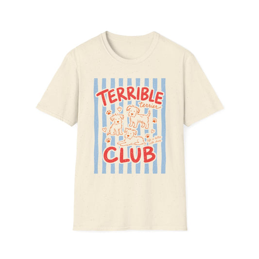 Terrible Terrier Club Tee - Natural