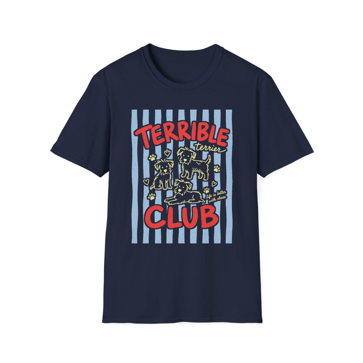 Terrible Terrier Club Tee - Navy