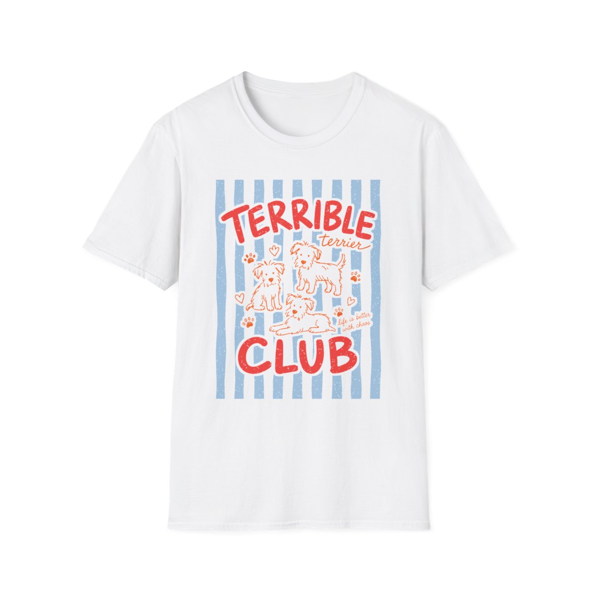 Terrible Terrier Club Tee - White