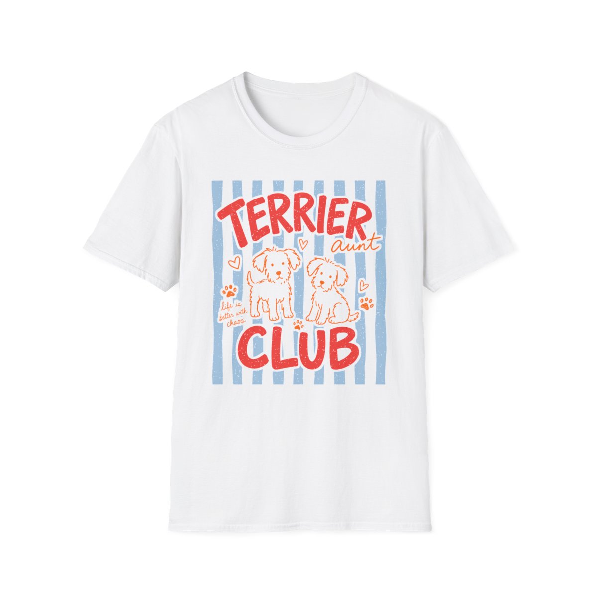 Terrier Aunt Club Tee - White