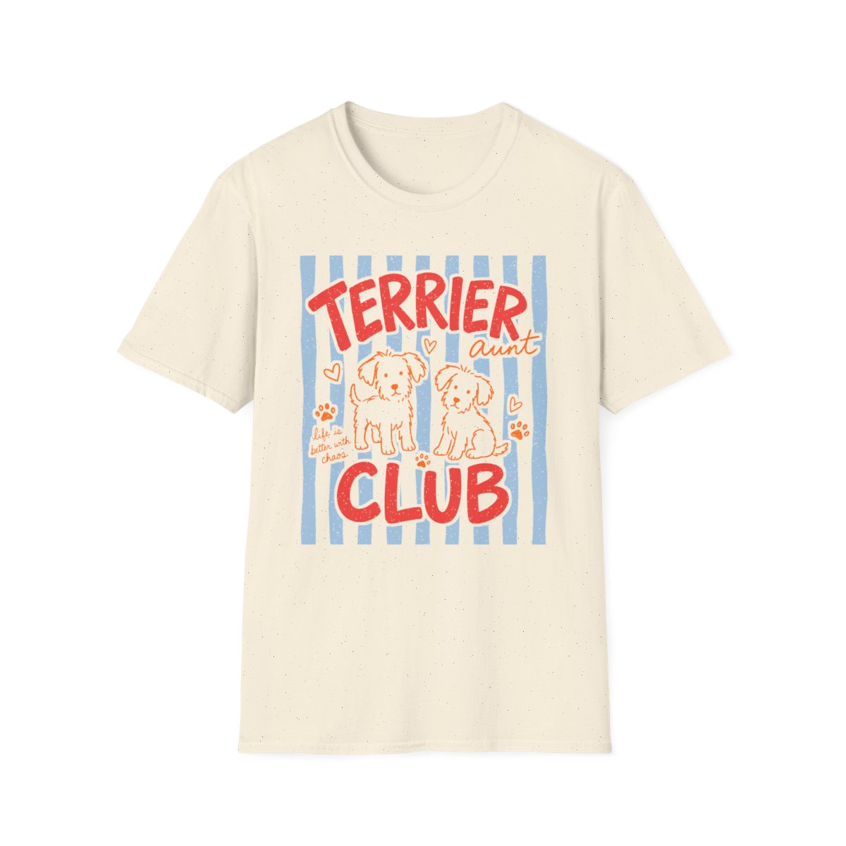 Terrier Aunt Club Tee - Natural
