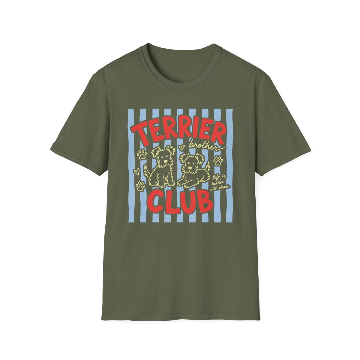 Terrier Brother Club Tee - Military Green