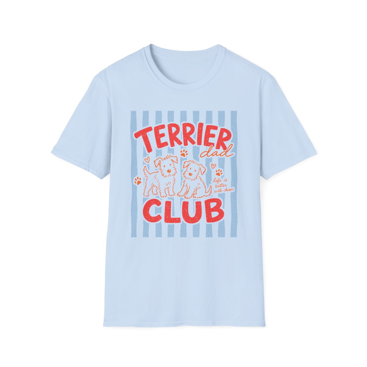 Terrier Dad Club Tee - Light Blue