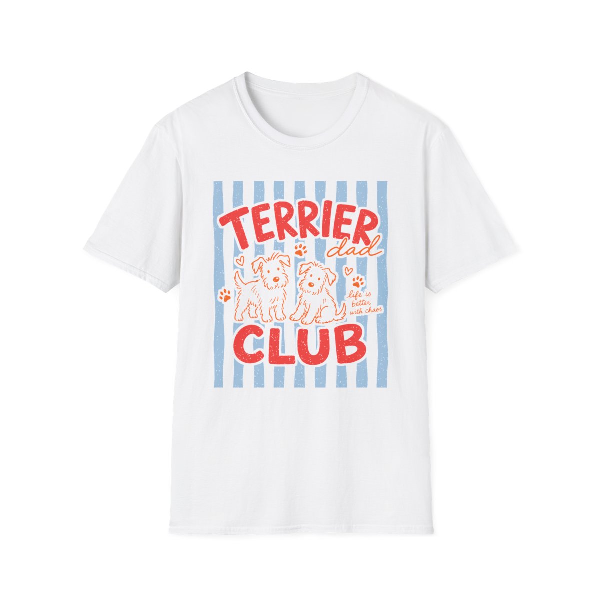 Terrier Dad Club Tee - White
