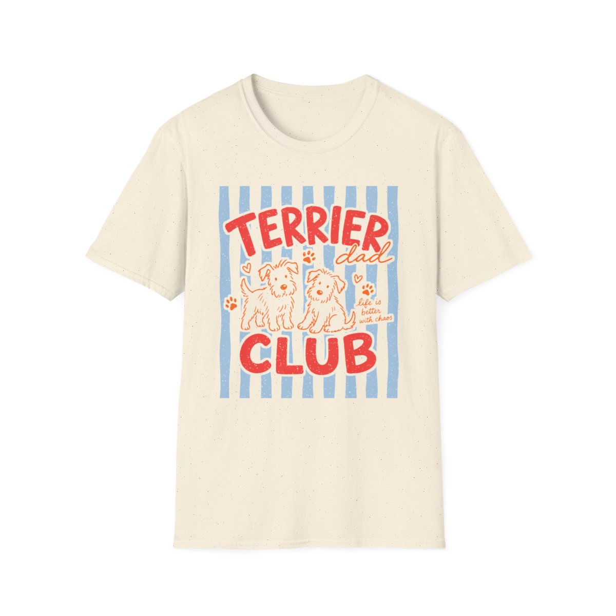 Terrier Dad Club Tee - Natural