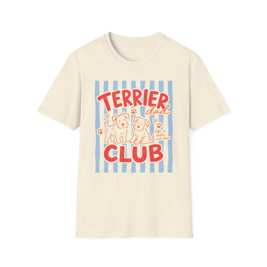 Terrier Dad Club Tee - Natural