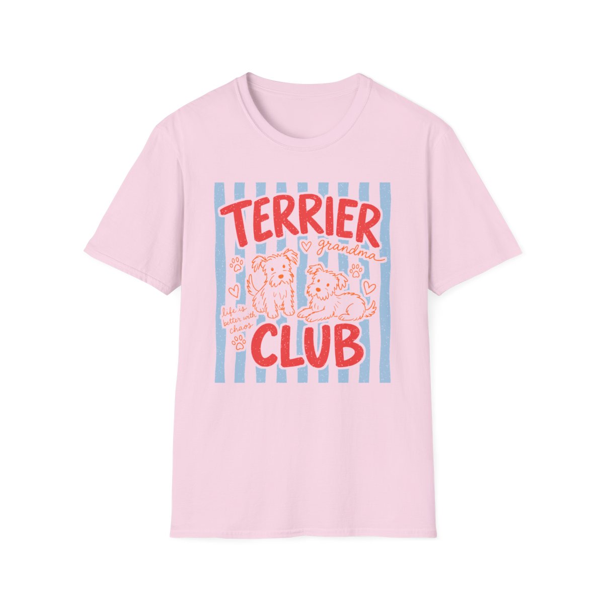 Terrier Grandma Club Tee - Light Pink