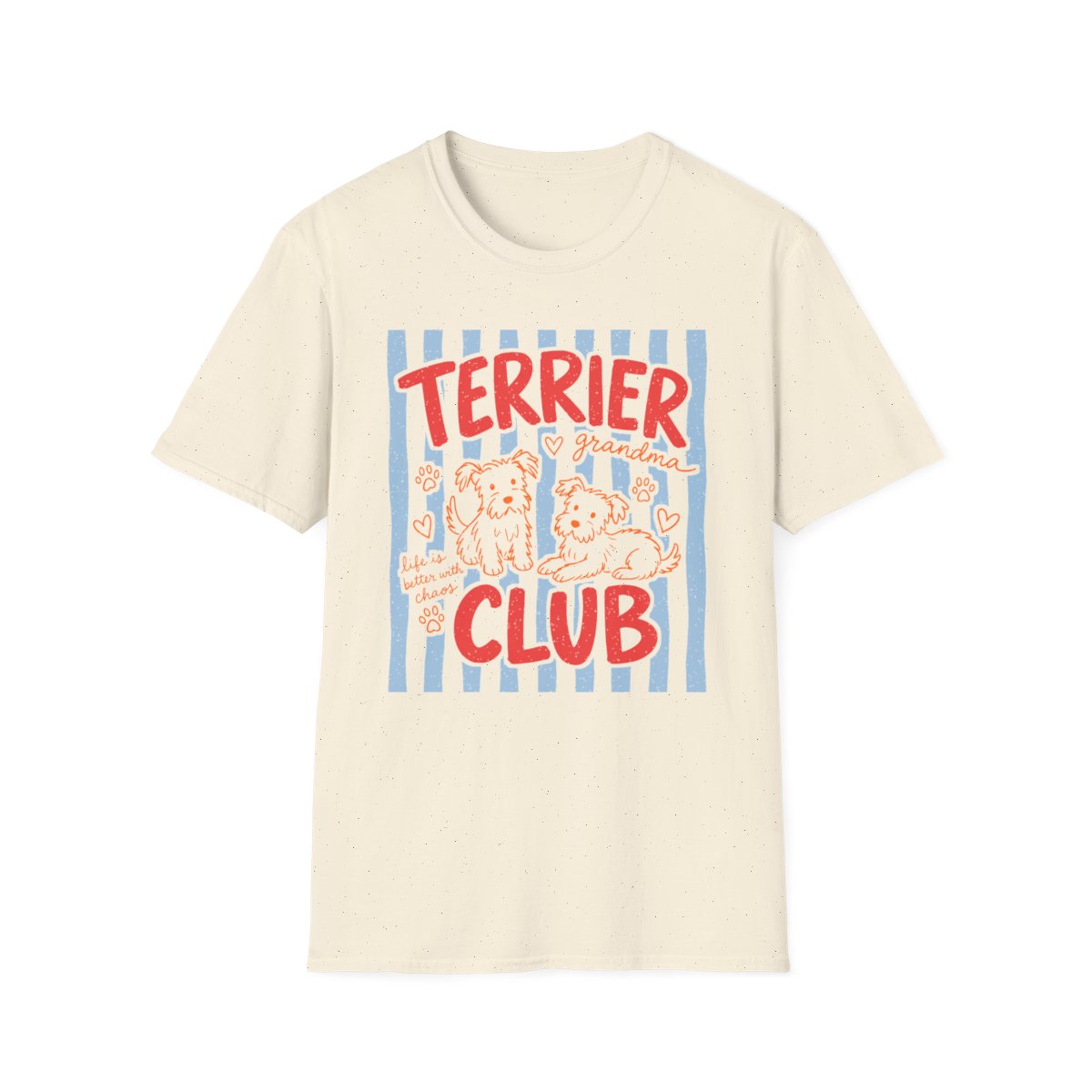 Terrier Grandma Club Tee - Natural