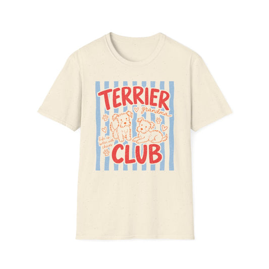 Terrier Grandma Club Tee - Natural