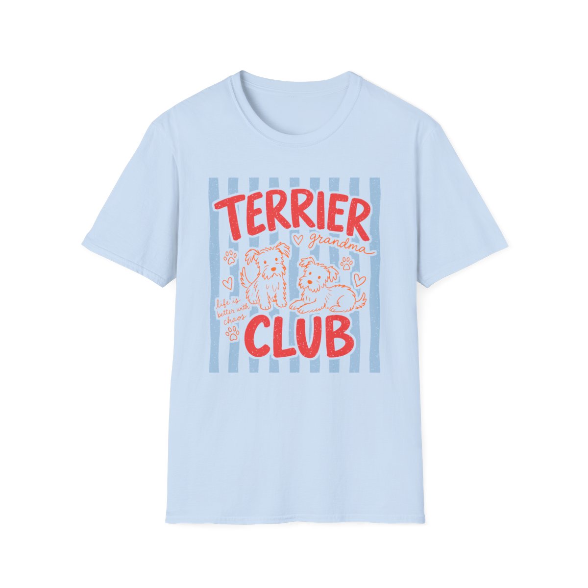 Terrier Grandma Club Tee - Light Blue