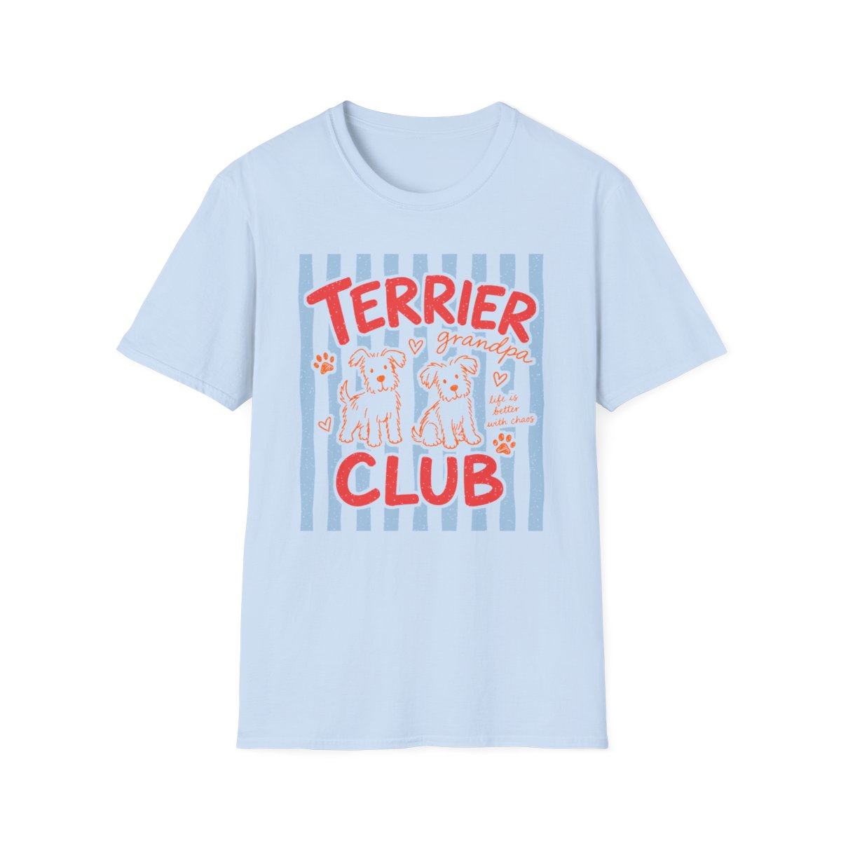 Terrier Grandpa Club Tee - Light Blue