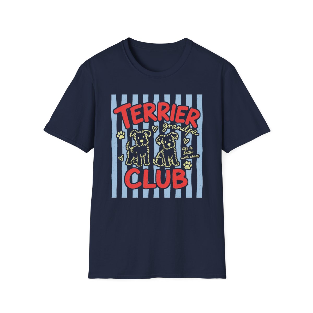 Terrier Grandpa Club Tee - Navy