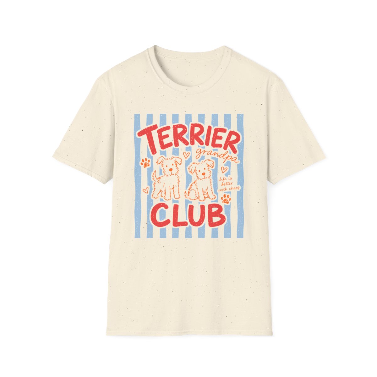 Terrier Grandpa Club Tee - Natural
