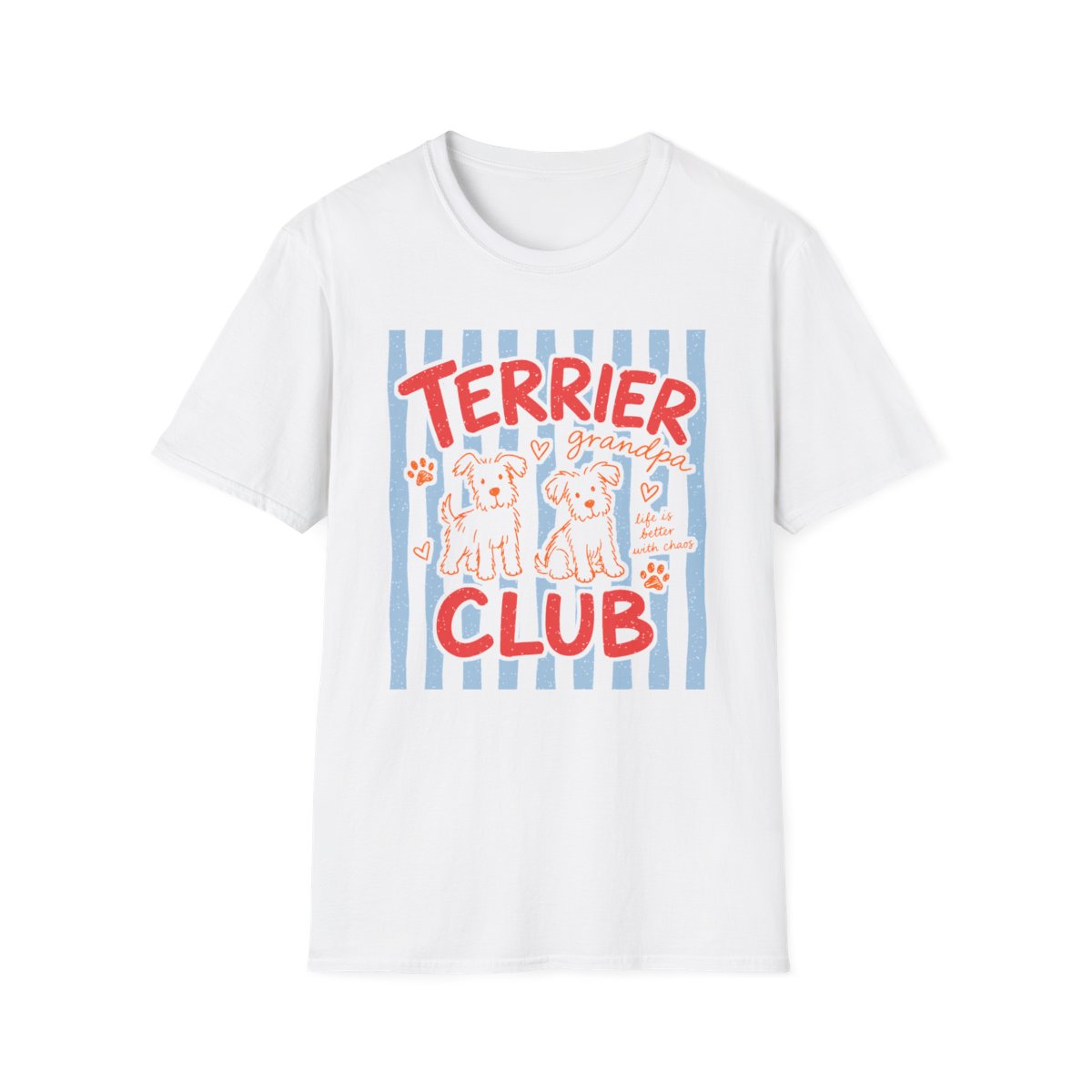 Terrier Grandpa Club Tee - White