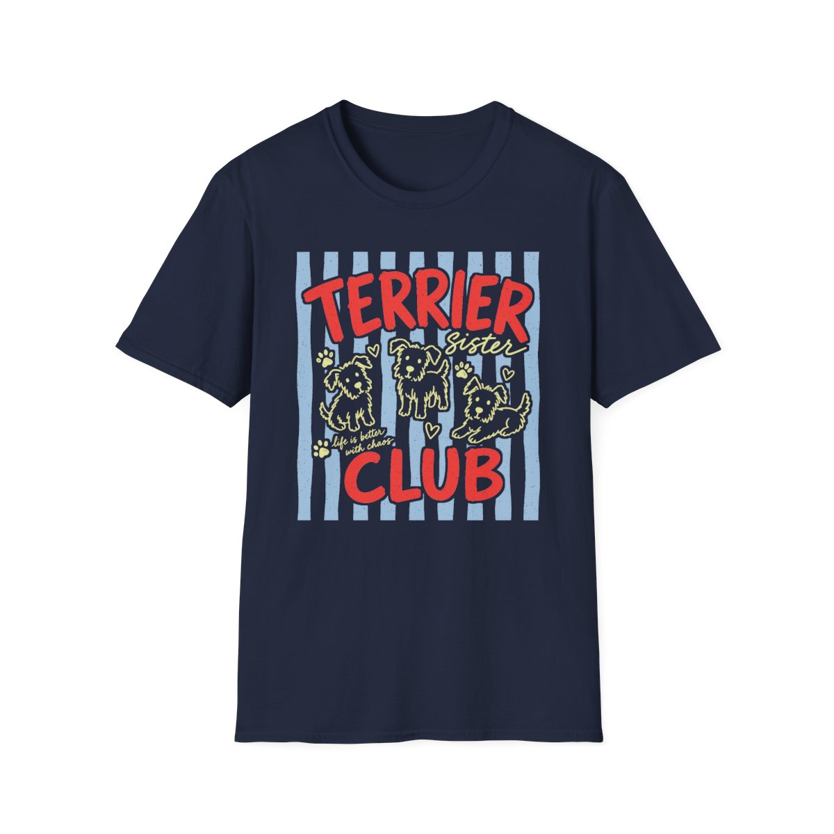Terrier Sister Club Tee - Navy