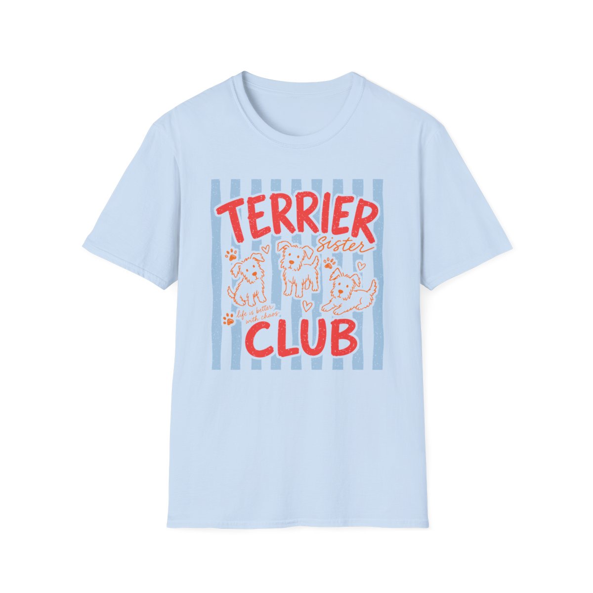 Terrier Sister Club Tee - Light Blue