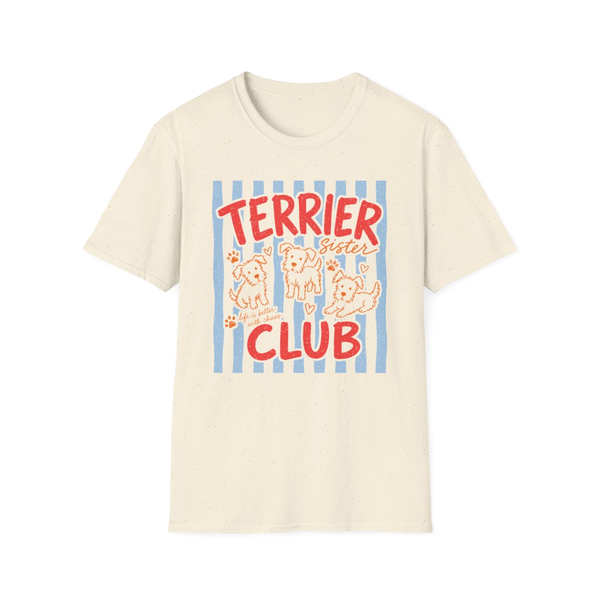 Terrier Sister Club Tee - Natural