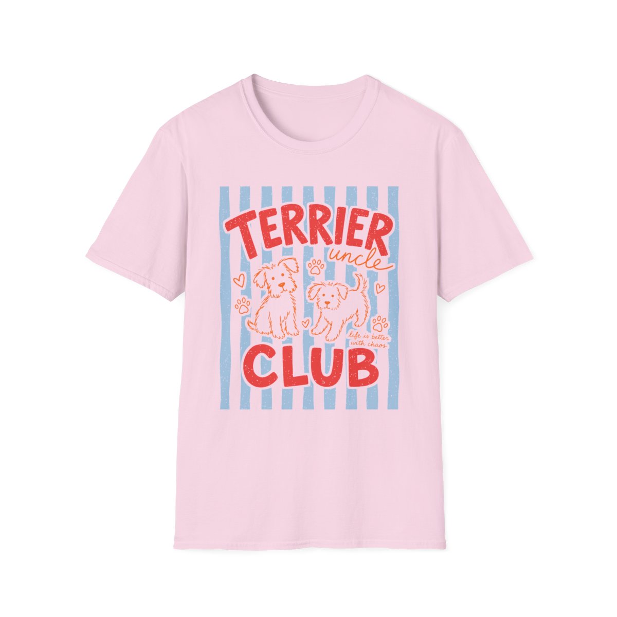 Terrier Uncle Club Tee - Light Pink