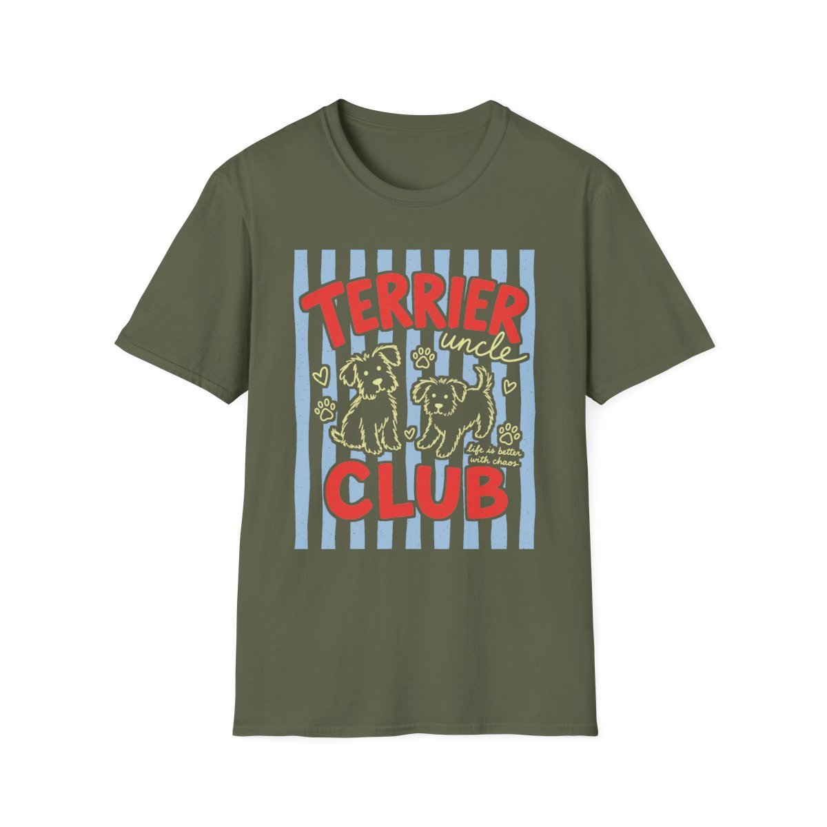 Terrier Uncle Club Tee - Military Green