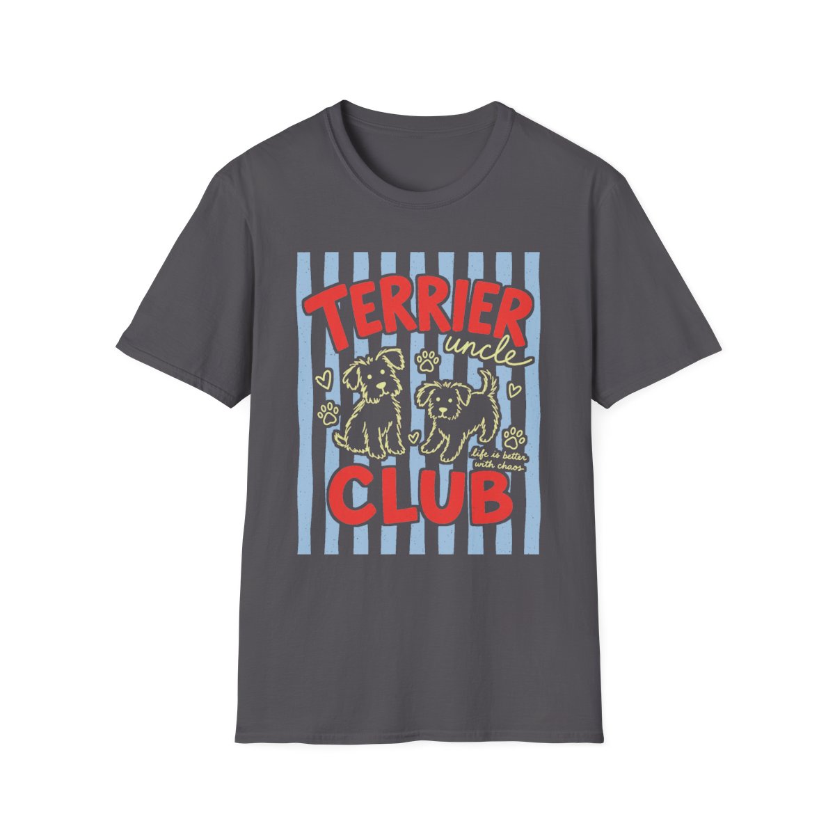 Terrier Uncle Club Tee - Charcoal
