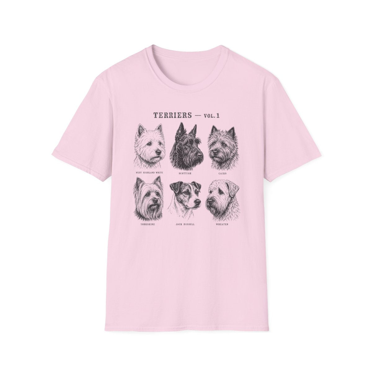 Terriers Vol 1 Tee - Light Pink