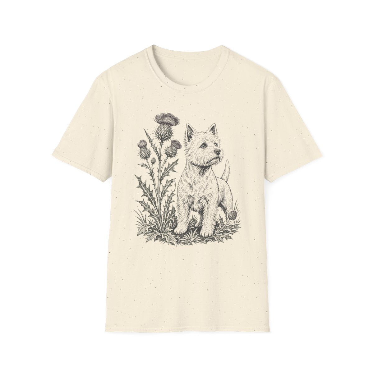 Thistle Westie Tee - Natural