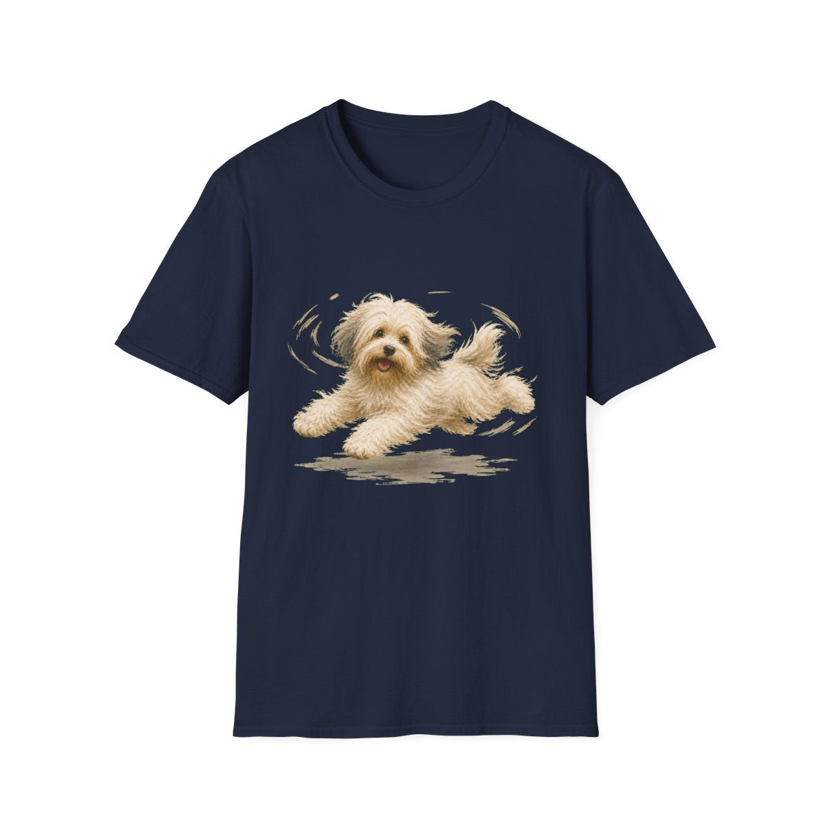 Tibetan Terrier Certified Zoomies Champion Tee - Navy
