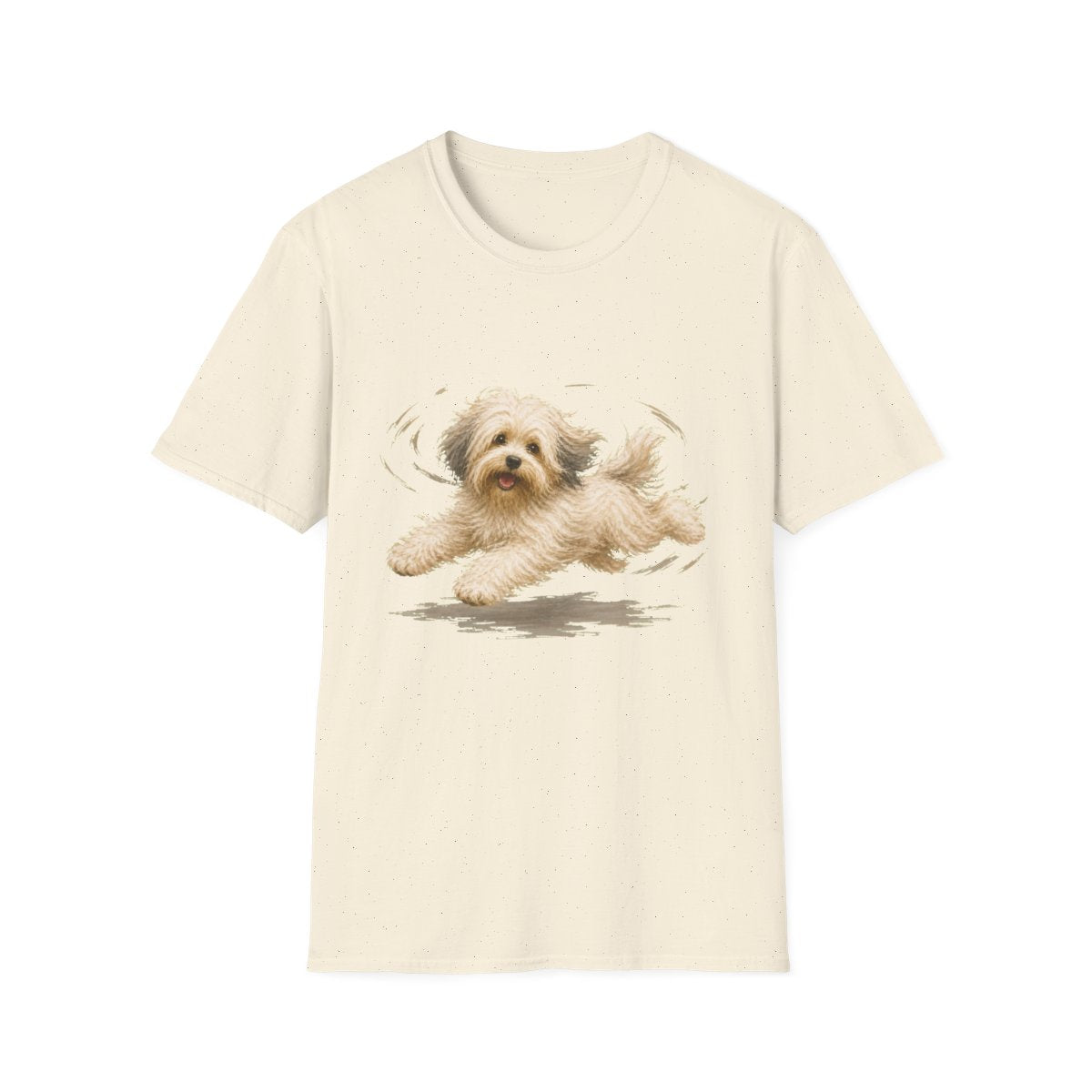 Tibetan Terrier Certified Zoomies Champion Tee - Natural