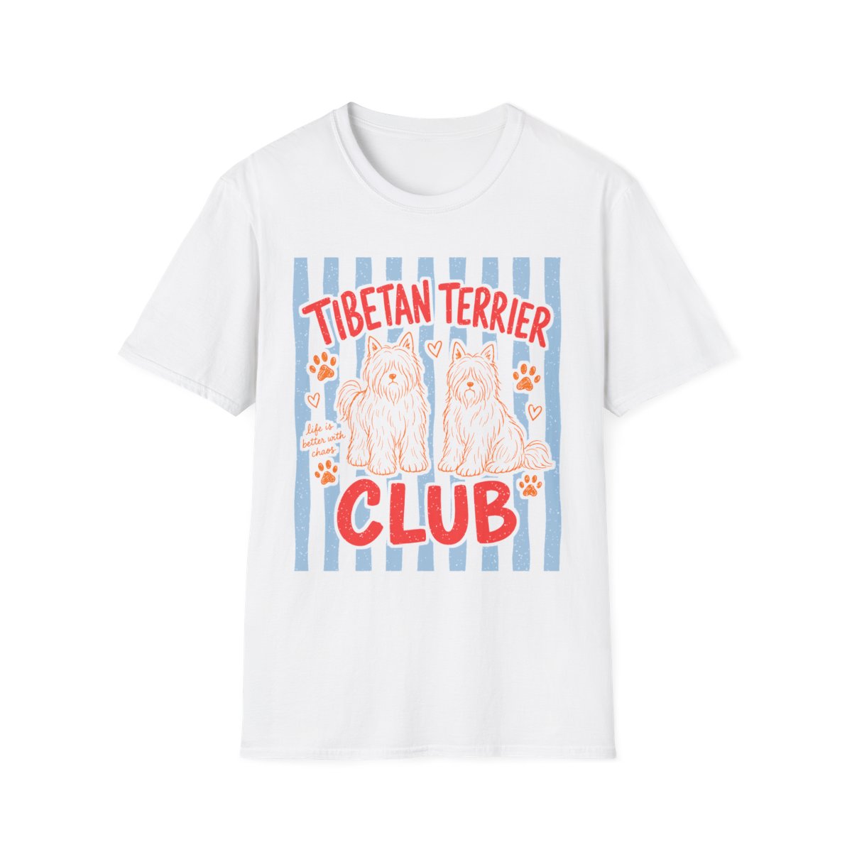Tibetan Terrier Club Tee - White