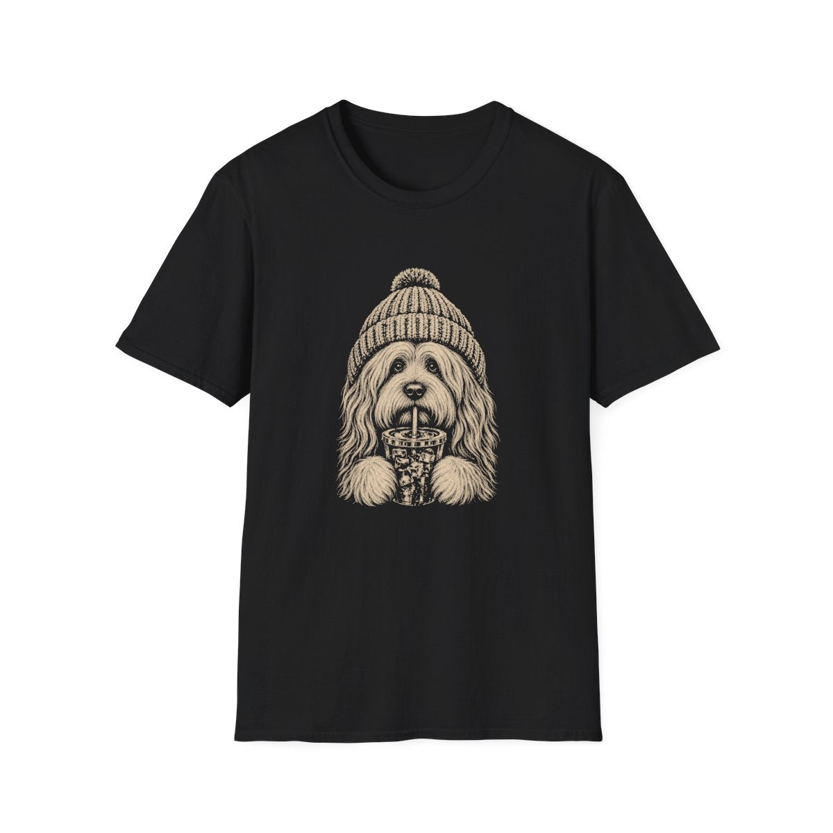 Tibetan Terrier Cold Brew Tee - Black