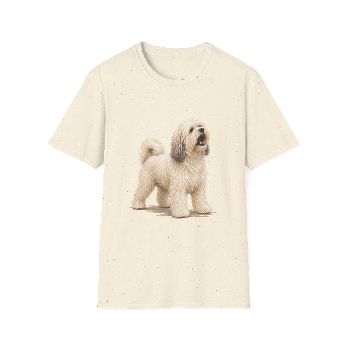 Tibetan Terrier Head Of Security Tee - Natural