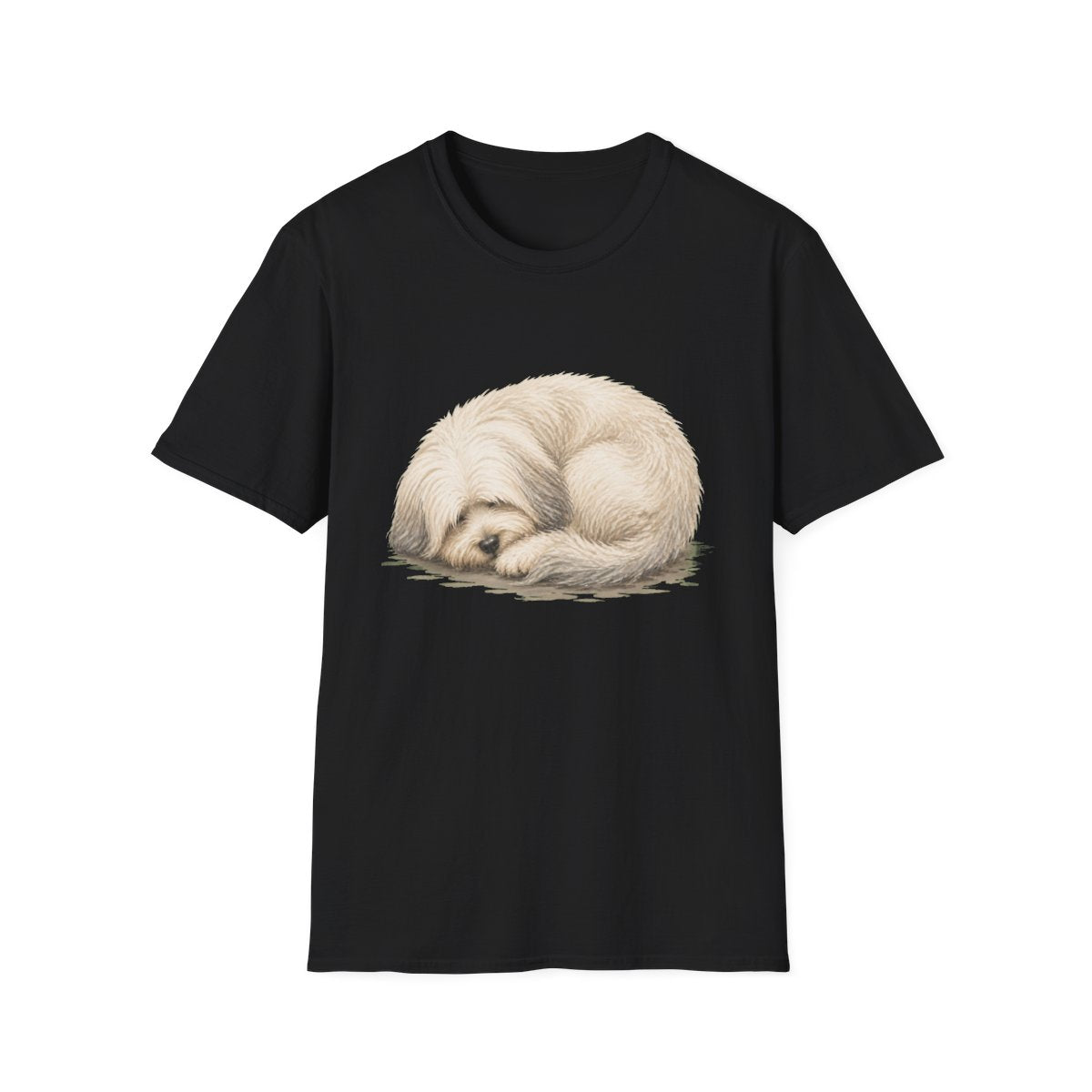 Tibetan Terrier Rest At Last Tee - Black