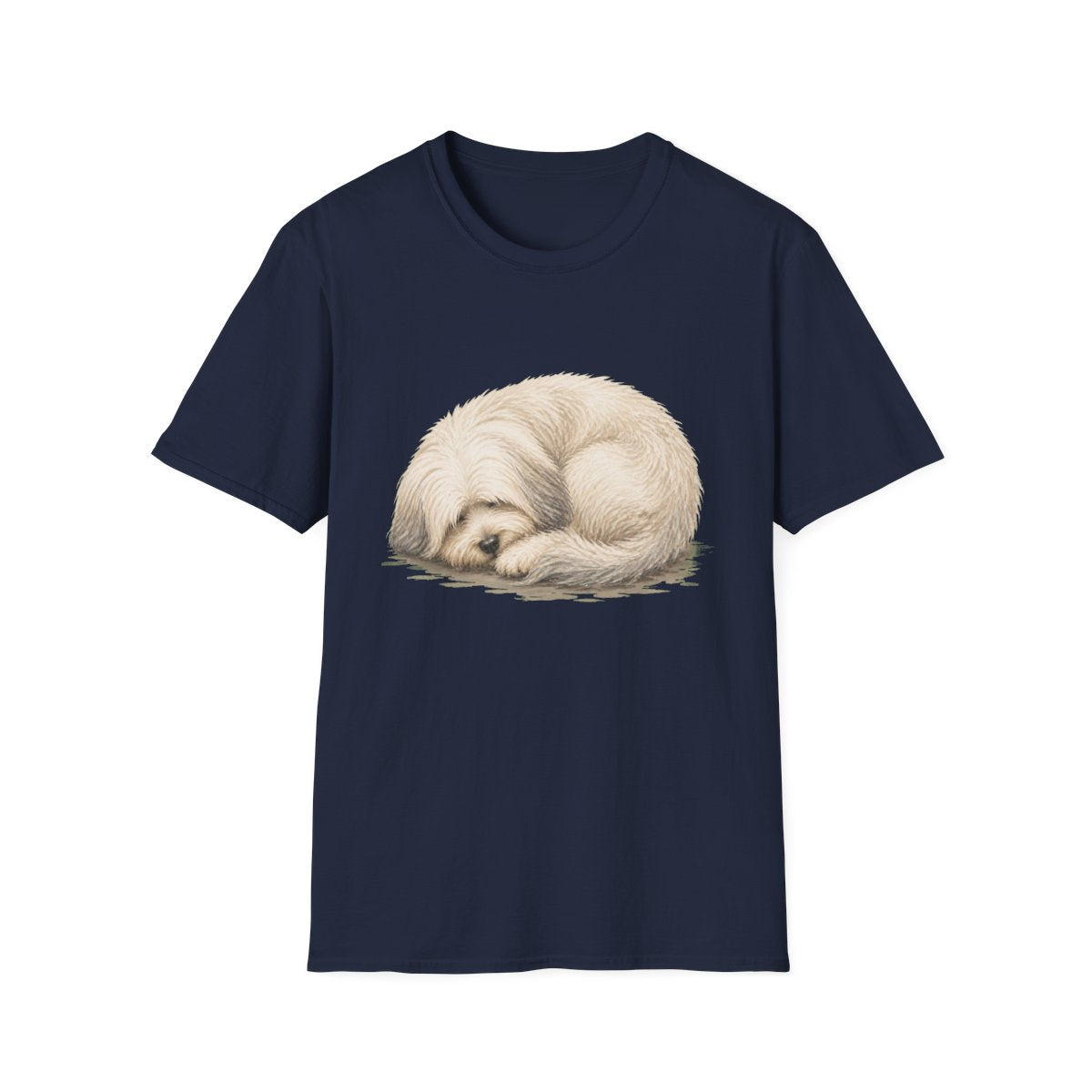 Tibetan Terrier Rest At Last Tee - Navy