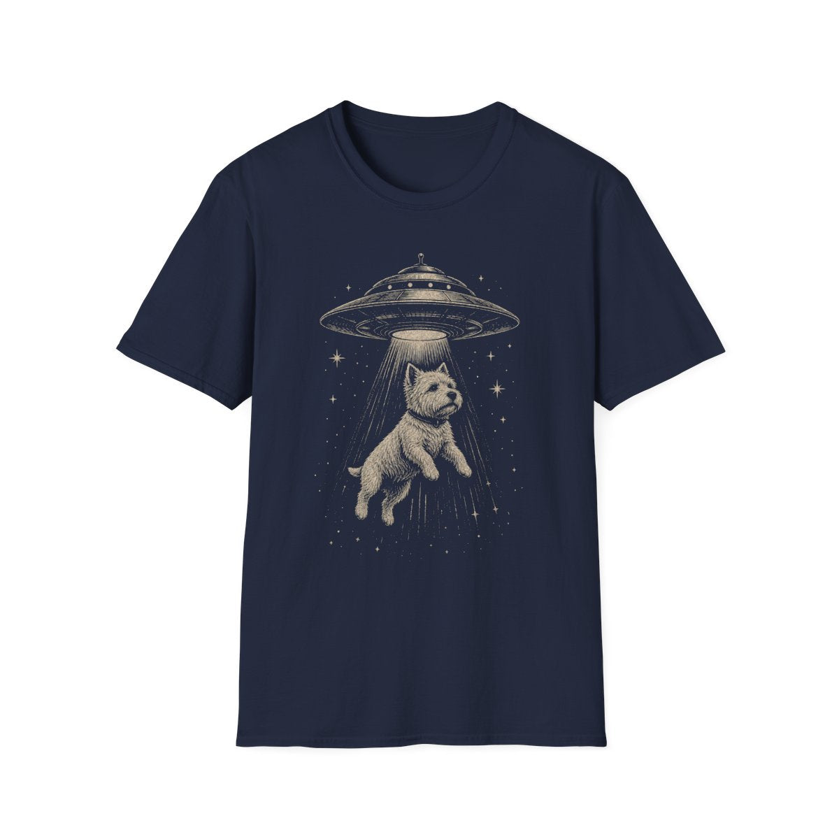 UFO Westie Tee - Navy