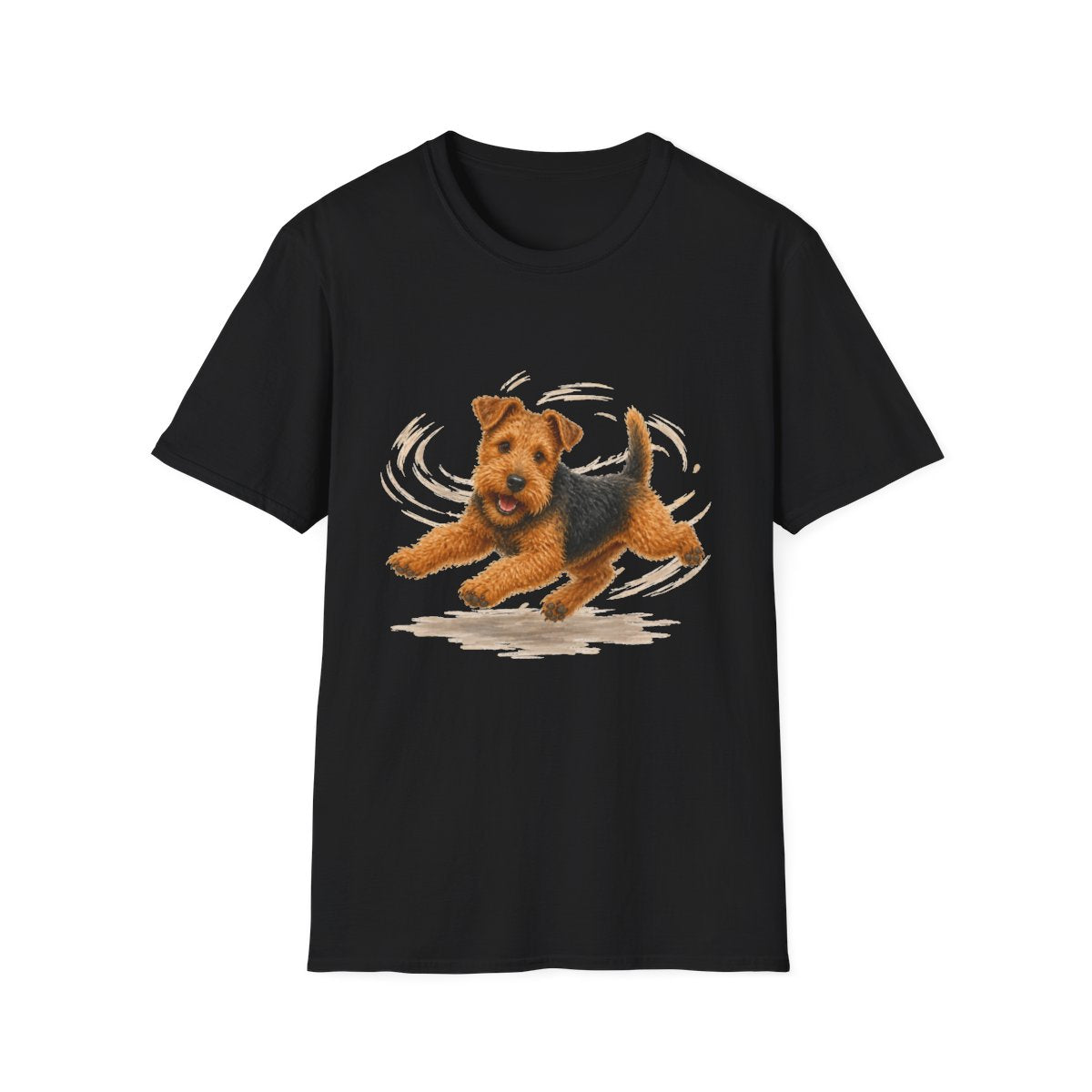 Welsh Terrier Certified Zoomies Champion Tee - Black
