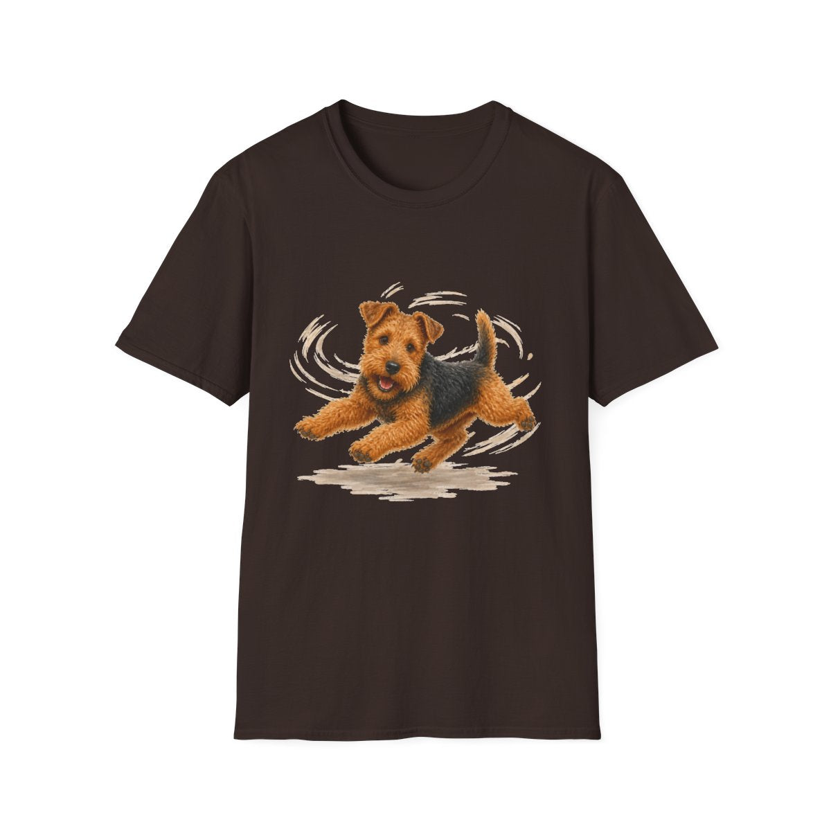 Welsh Terrier Certified Zoomies Champion Tee - Dark Chocolate