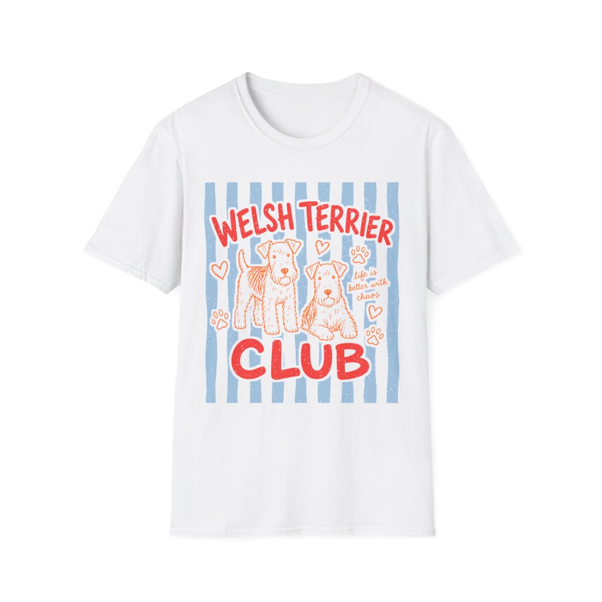 Welsh Terrier Club Tee - White