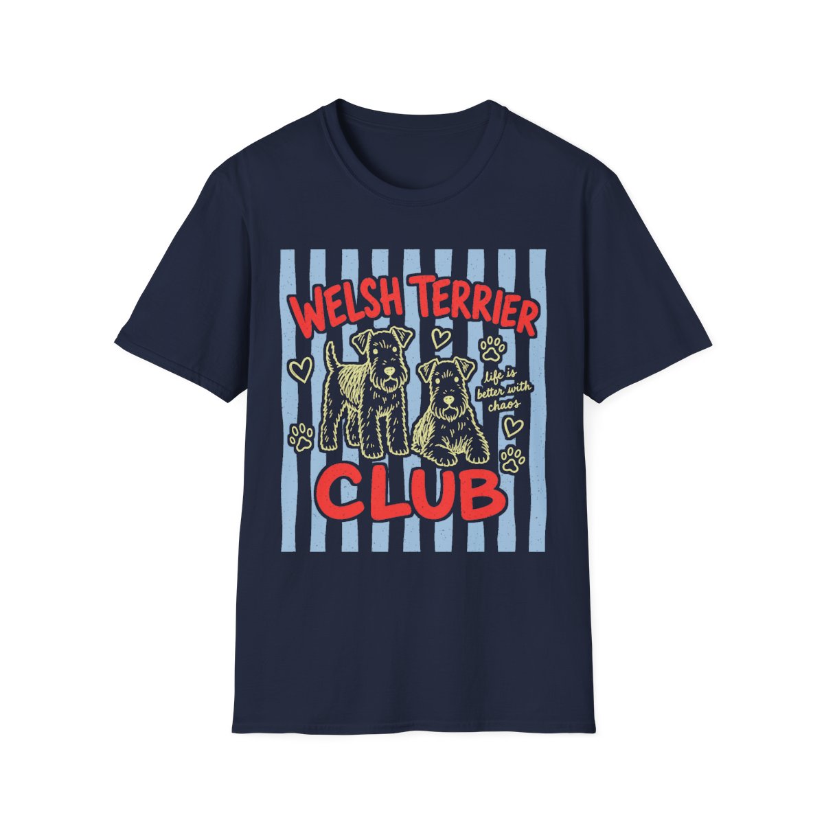 Welsh Terrier Club Tee - Navy