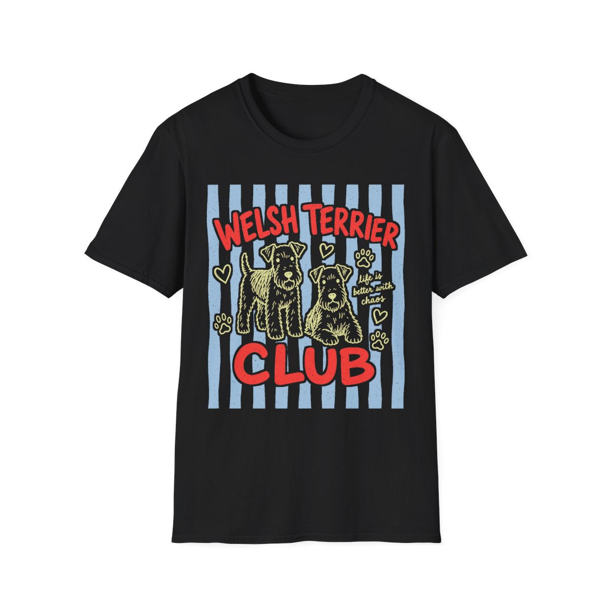 Welsh Terrier Club Tee - Black