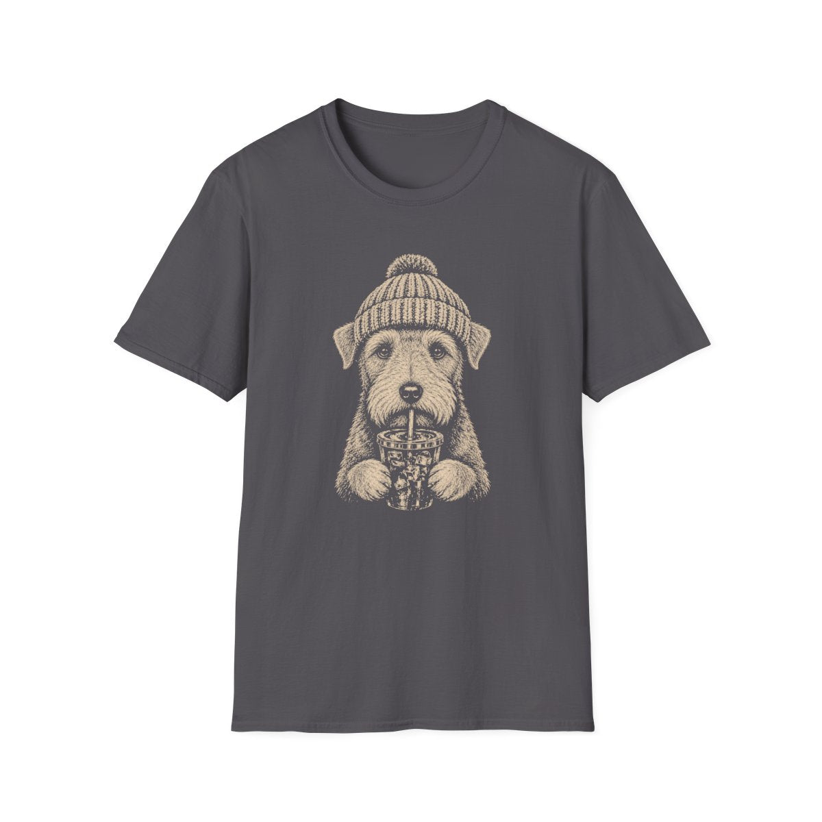 Welsh Terrier Cold Brew Tee - Charcoal