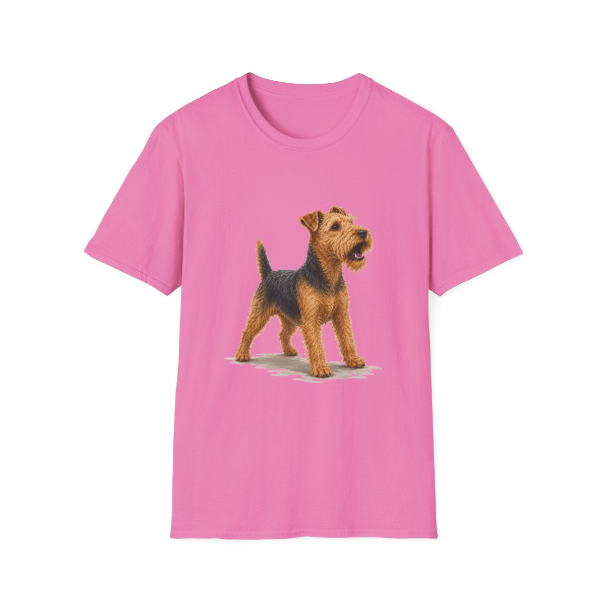 Welsh Terrier Head Of Security Tee - Azalea