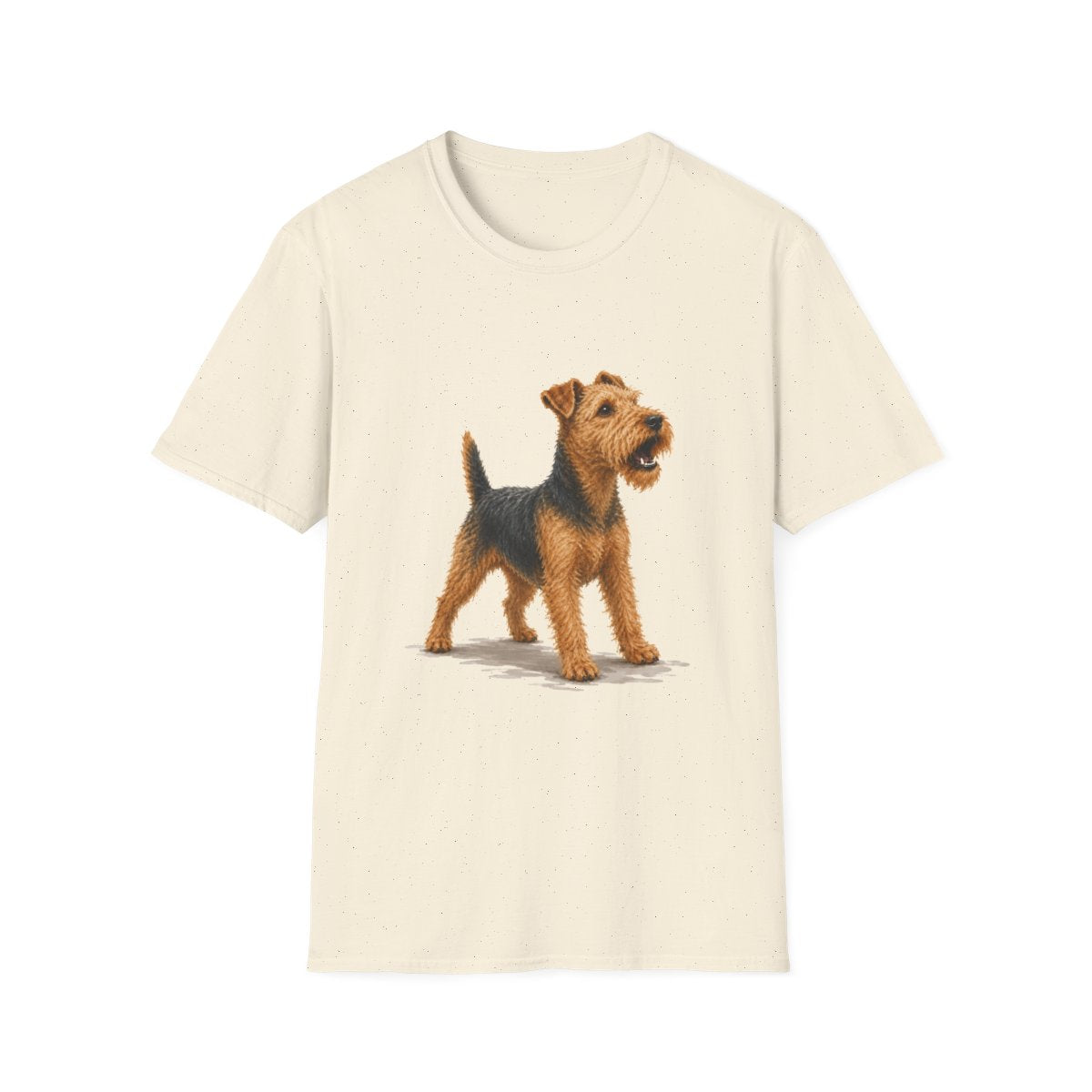 Welsh Terrier Head Of Security Tee - Natural