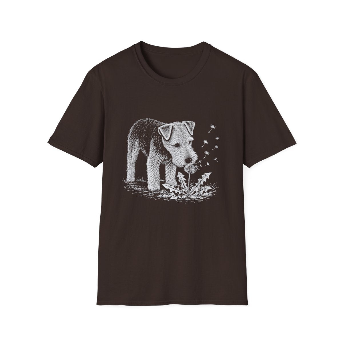 Welsh Terrier Make A Wish Tee - Dark Chocolate