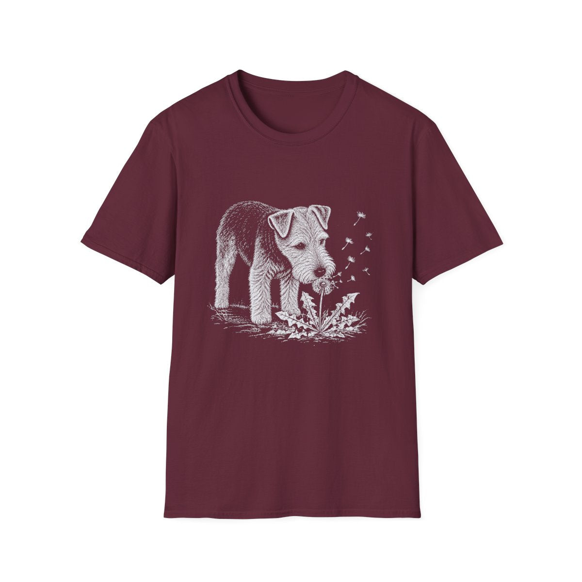 Welsh Terrier Make A Wish Tee - Maroon