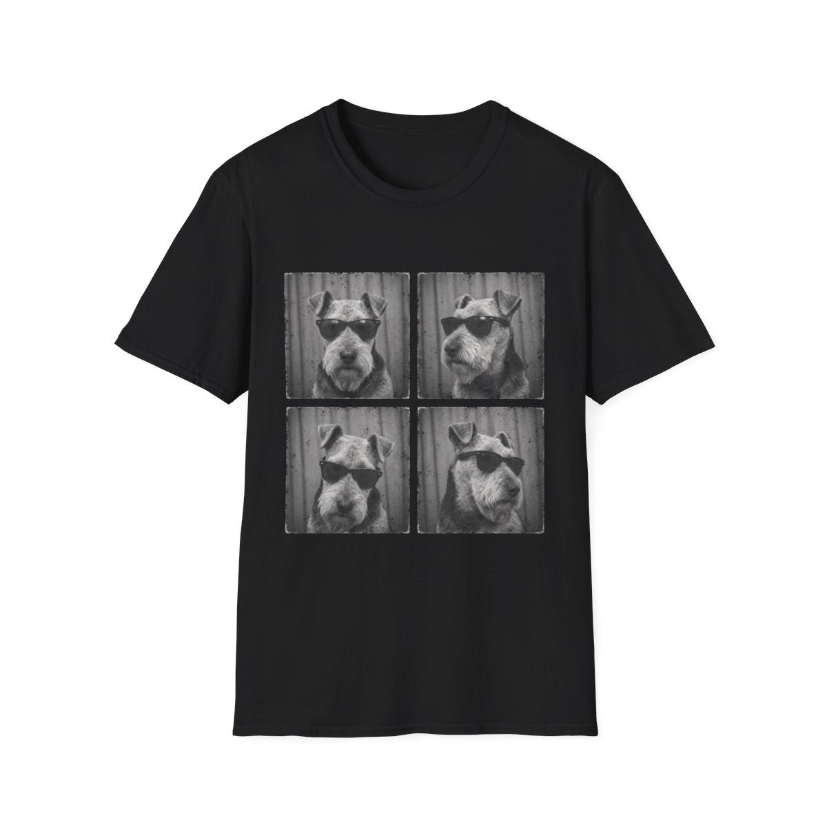 Welsh Terrier Photo Booth Tee - Black