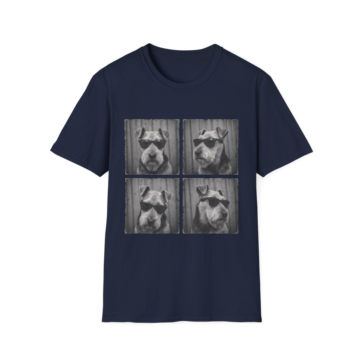 Welsh Terrier Photo Booth Tee - Navy