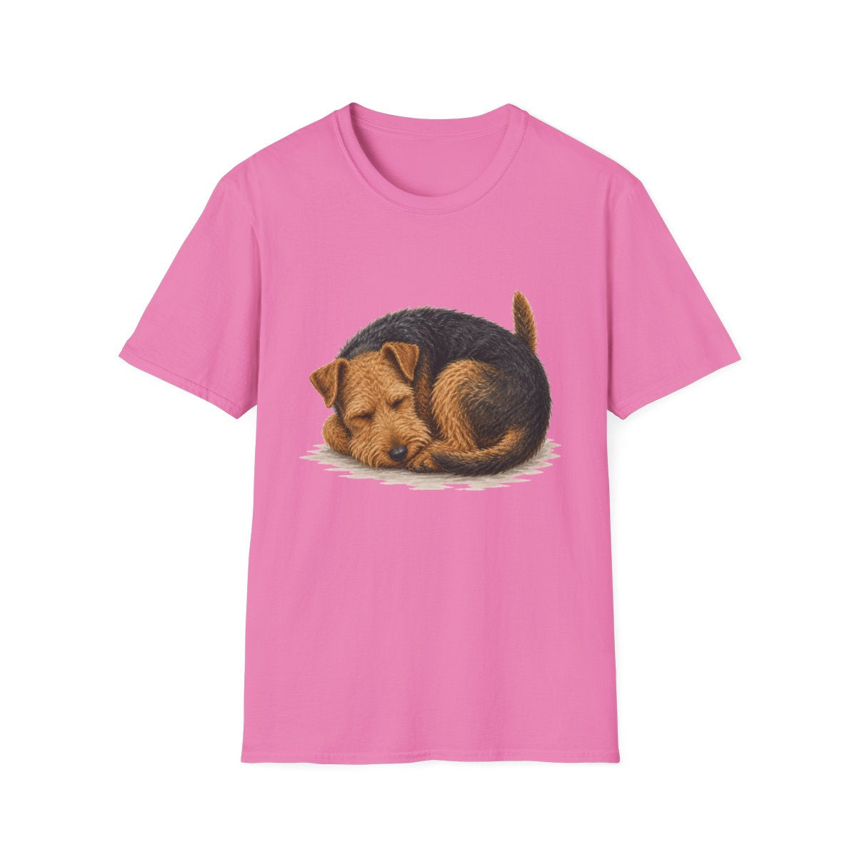 Welsh Terrier Rest At Last Tee - Azalea