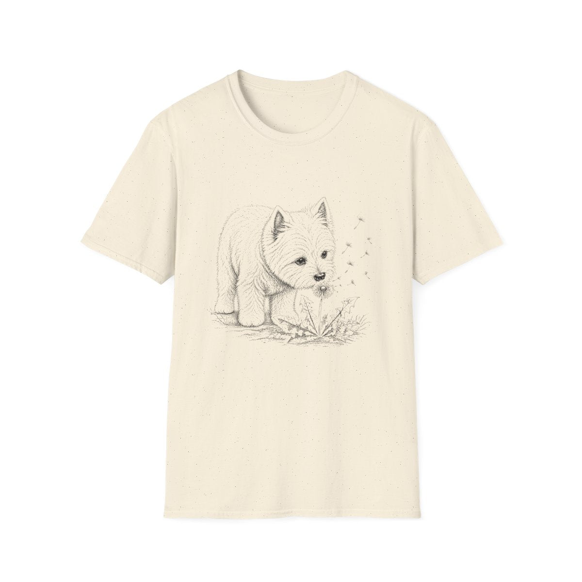 West Highland White Terrier Make A Wish Tee - Natural
