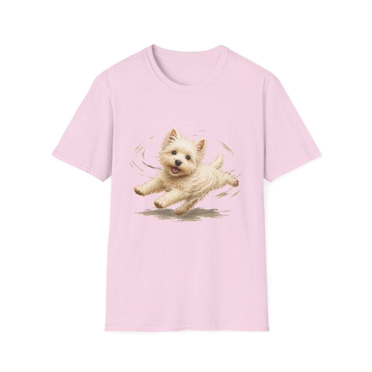 Westie Certified Zoomies Champion Tee - Light Pink